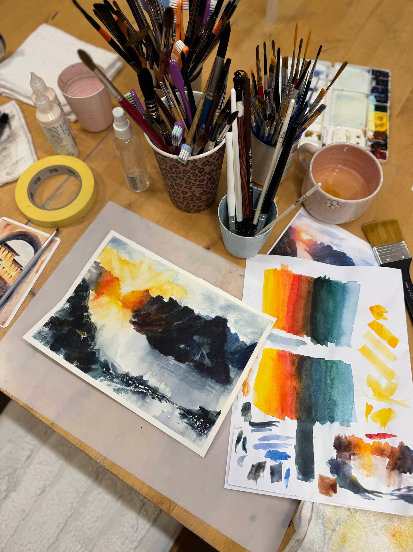 Thursday *drop-in* weekly watercolour group | *professional materials included