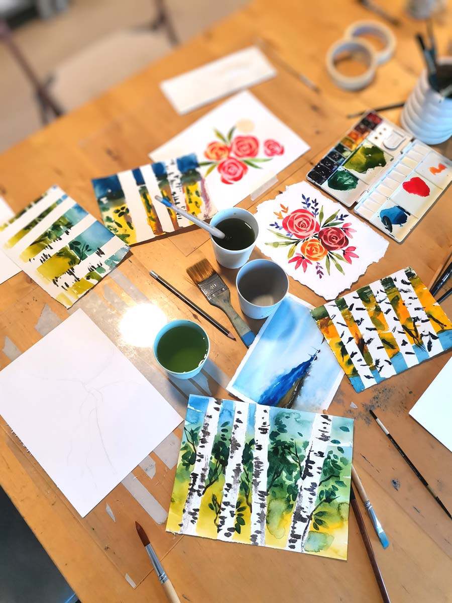 Unleashing Creativity with Colour | OIS Watercolour painting course | 8-14 years old