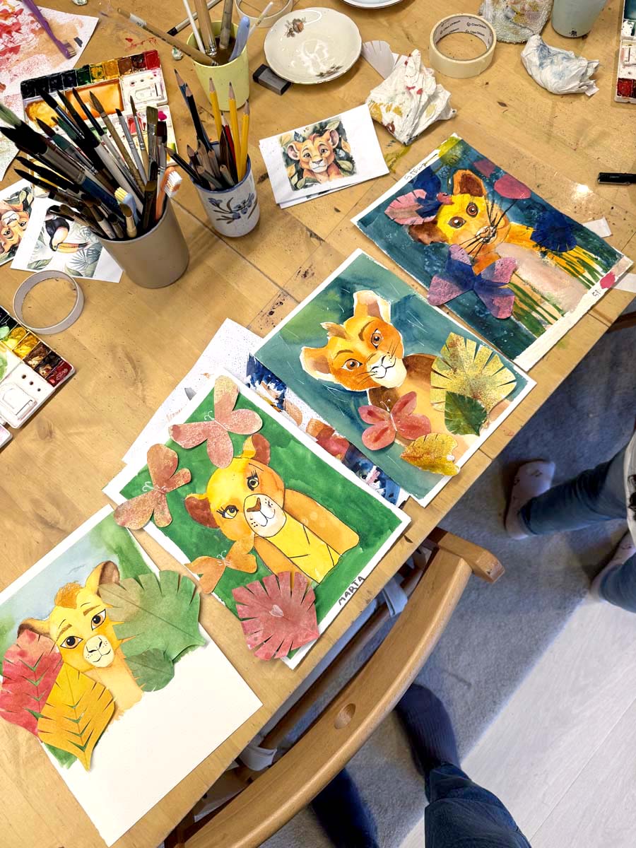 Unleashing Creativity with Colour | OIS Watercolour painting course | 8-14 years old