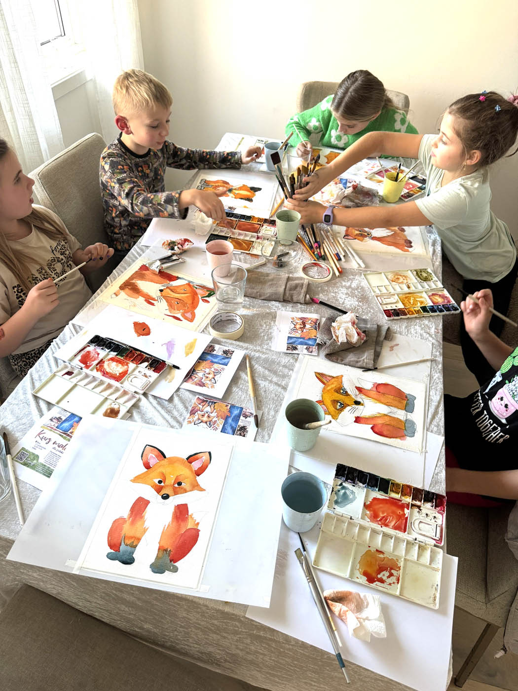 Unleashing Creativity with Colour | OIS Watercolour painting course | 8-14 years old