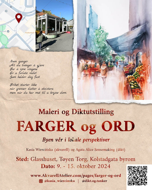 Utstillingen FARGER og ORD
