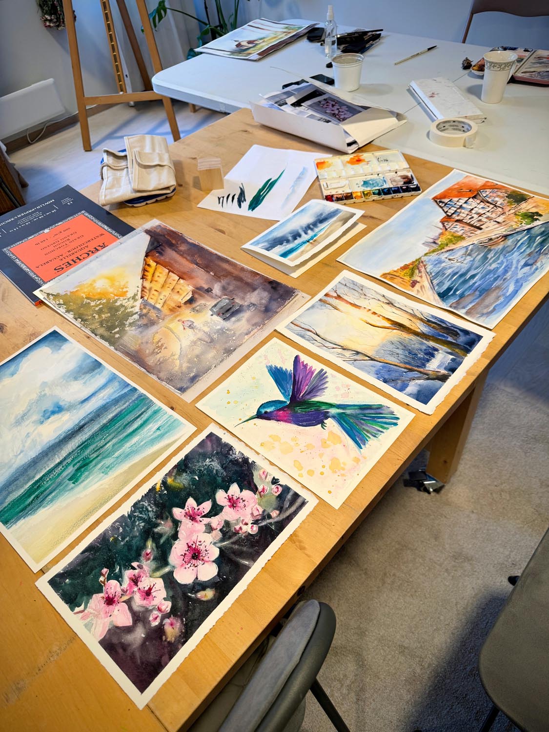 Thursday *drop-in* weekly watercolour group | *professional materials included