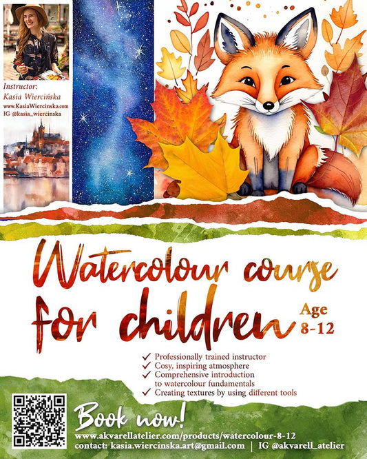 Unleashing Creativity with Colour | OIS Watercolour painting course | 8-14 years old