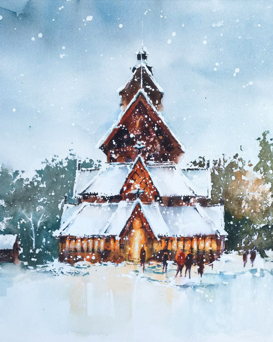 Gol Stavkirke in winter | 22nd November