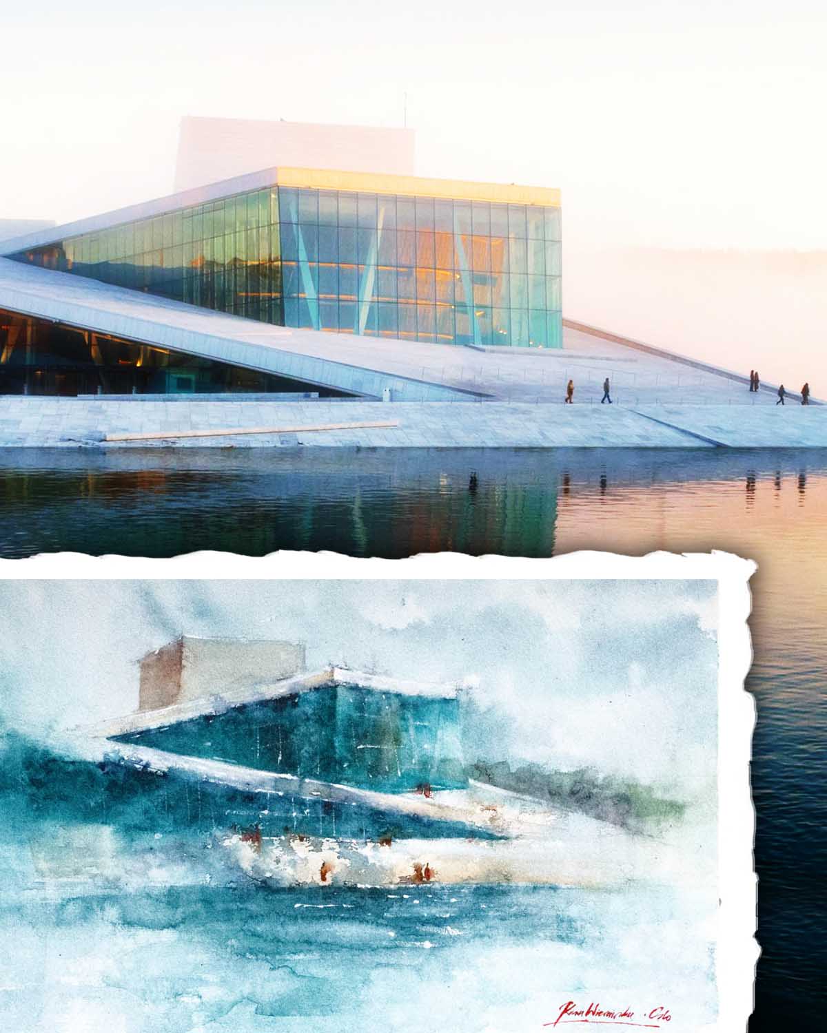 Opera - postcard from Oslo *outdoor* | 23rd August