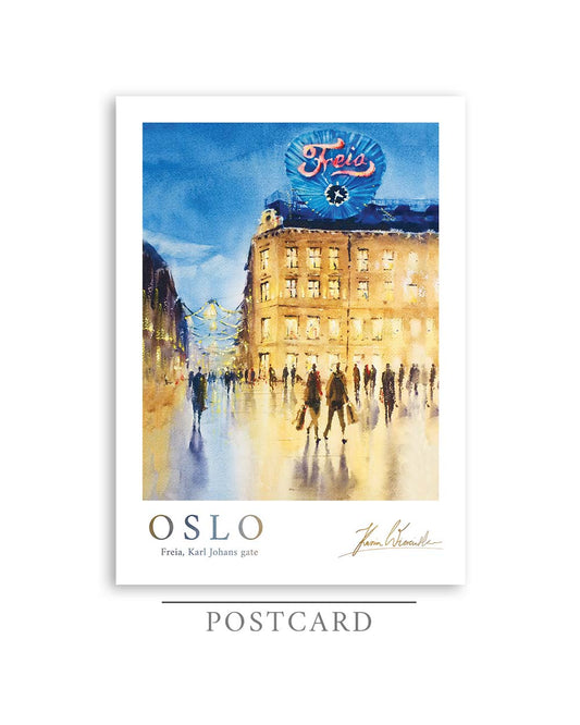 Postcard - Oslo • Freia