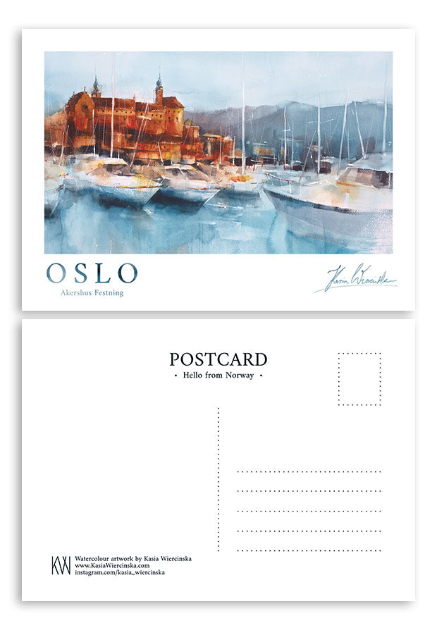 Postcard - Oslo • Akershus Festning