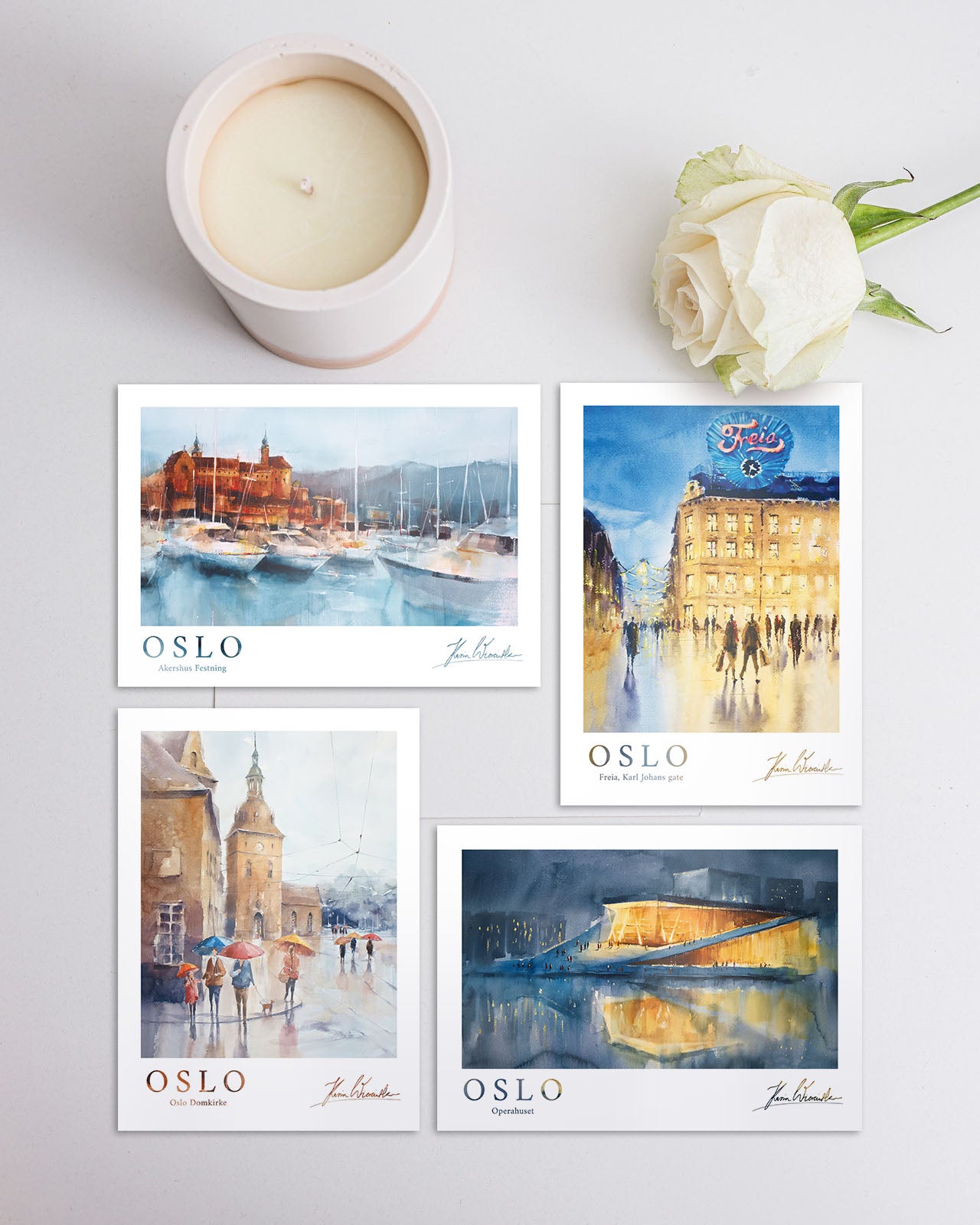 Postcard - Oslo • Freia